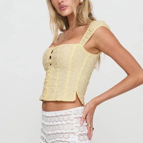 Jenalee Top Yellow - Picture 4 of 12